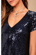 Light Up the Night Sequin Shift Dress | Dress In Beauty