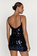 Giselle Disc Sequin Mini Dress | Dress In Beauty