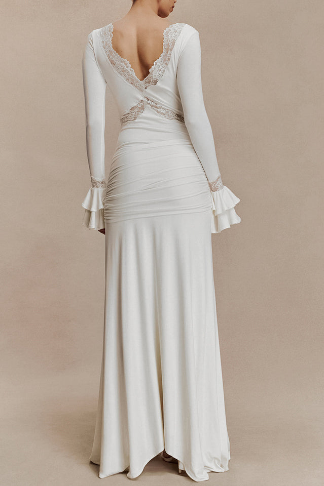 Electra Slinky Lace Maxi Dress | Dress In Beauty