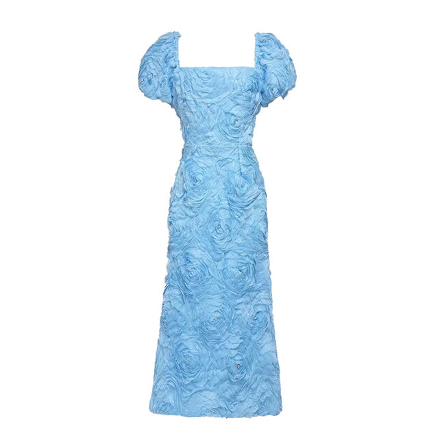 Molly Floral Applique Midi Dress | Dress In Beauty