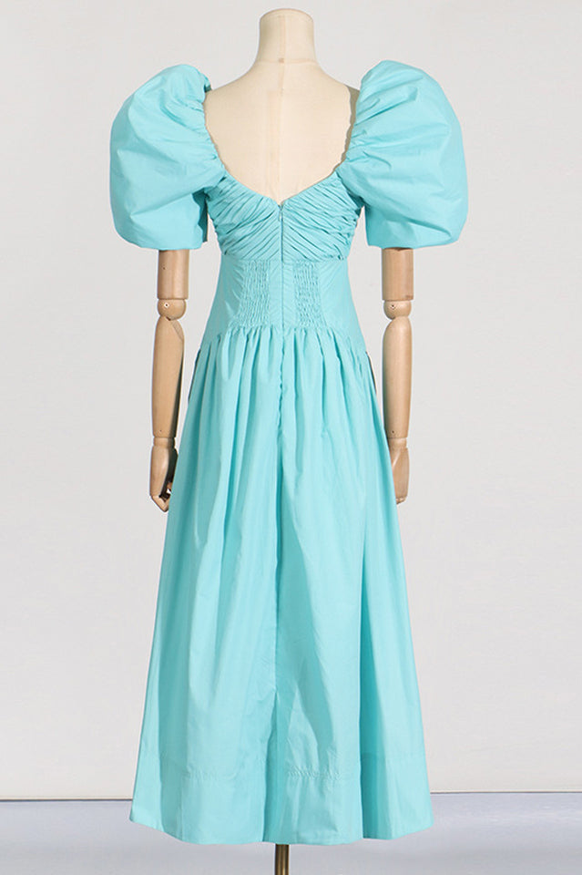Gabrielle Puff Sleeve Midi Dress | Dress In Beauty