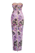 Kamames Strapless Floral Sequined Maxi Dress | Dress In Beauty