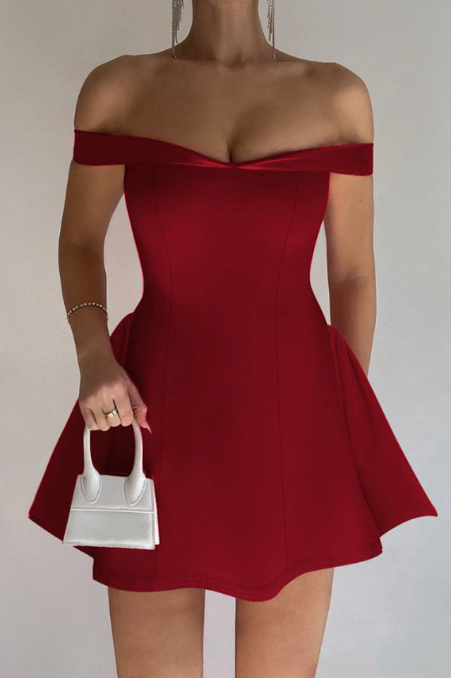 Ramona Contrast Corset Babydoll Mini Dress | Dress In Beauty