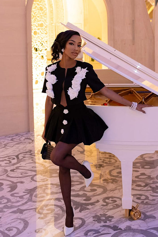 Selena Rose Embellished Set | Dress In Beauty