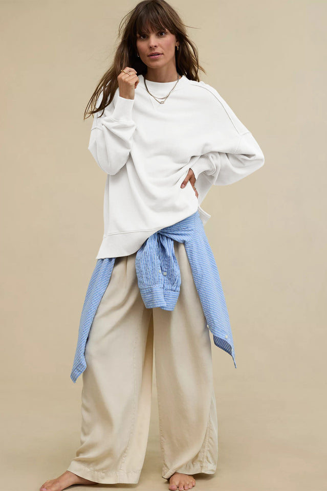 Hamptons Cotton Blend Pullover Sweater | Dress In Beauty