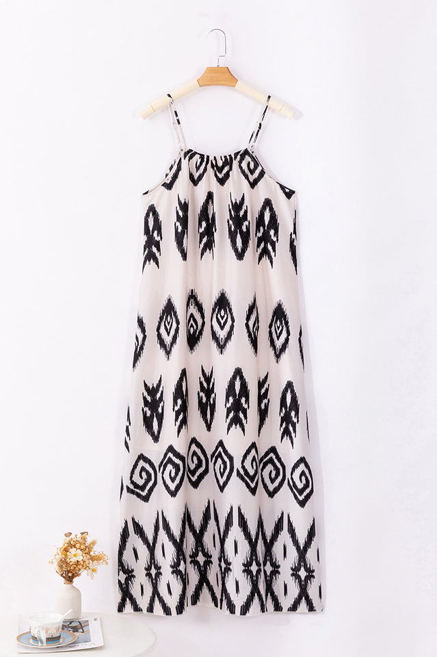 Printed A-Line Maxi Dress | Dress In Beauty
