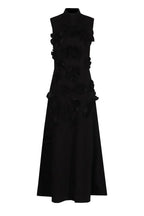 Women's Crepe Mock Neck Evening Dress - View 10 | WEUXS