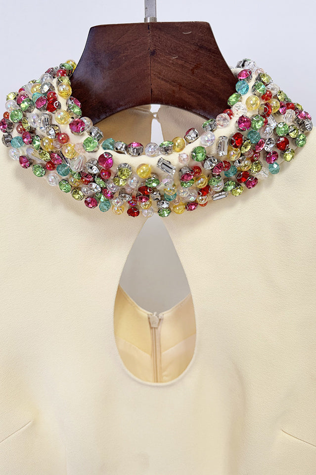 Laksha Cape Sleeve Cutout Maxi Dress | Dress In Beauty