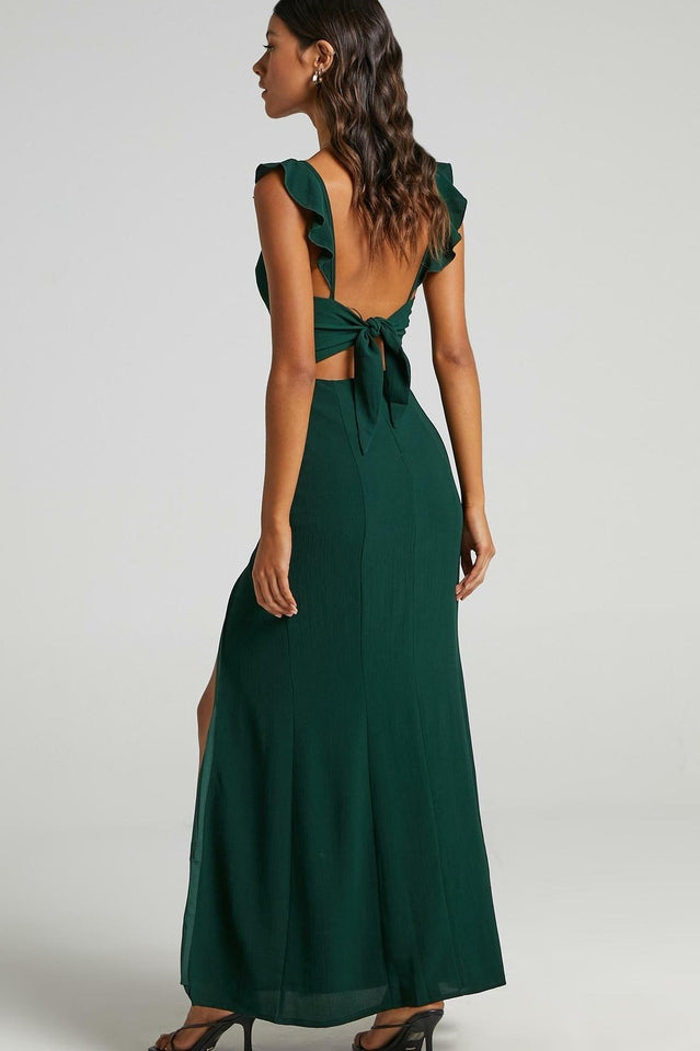 More Than This Ruffle Strap Maxi Dress | Dress In Beauty