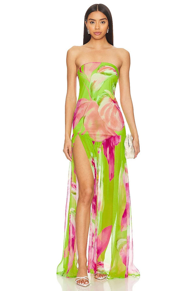 Marisol Floral-Print Maxi Dress | Dress In Beauty