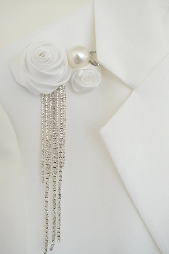 In Bloom Floral-appliqué Blazer | Dress In Beauty