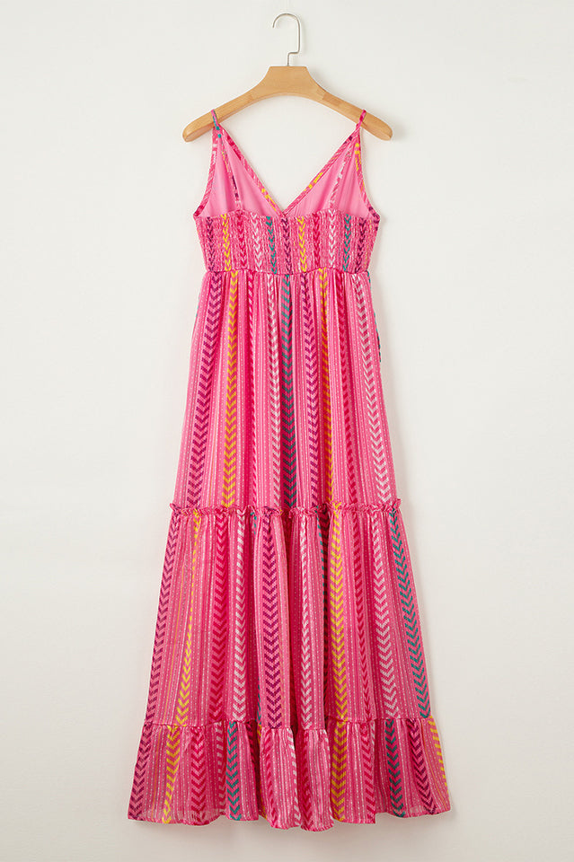 Printed Surplice Maxi Cami Dress | Dress In Beauty