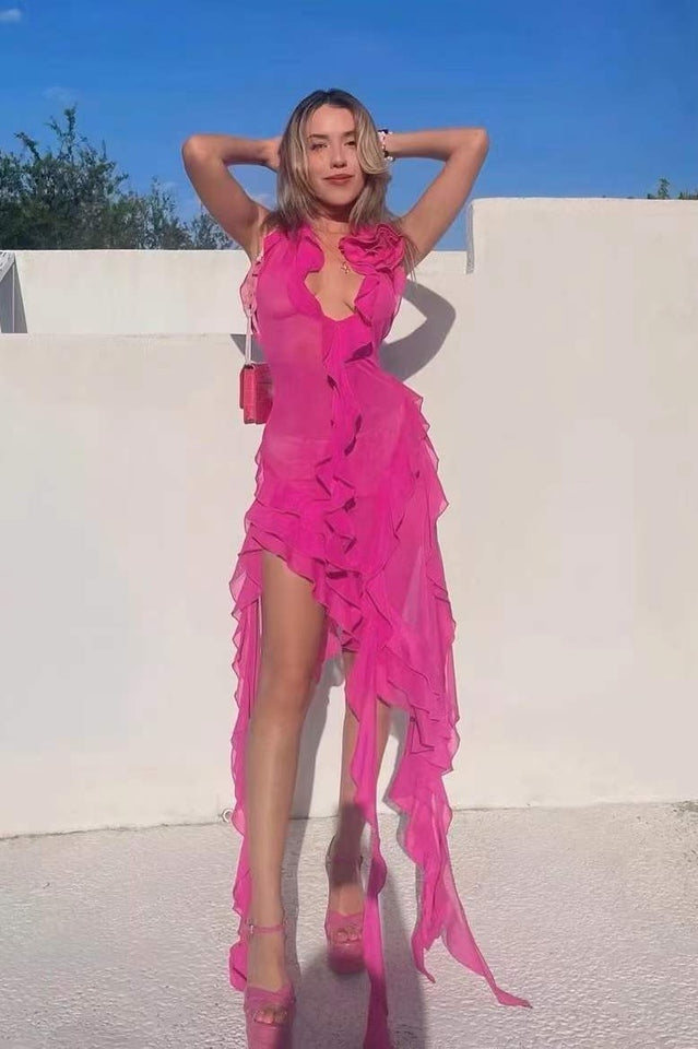 Rosalyn Black Flower Dress | Dress In Beauty