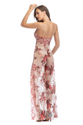 High Slit Backless Boho Cocktail Gown - Dress In Beauty