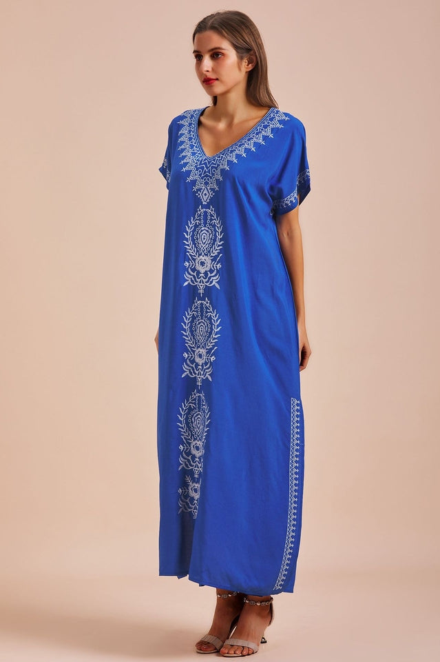 Boho Print Slit Dress | Dress In Beauty