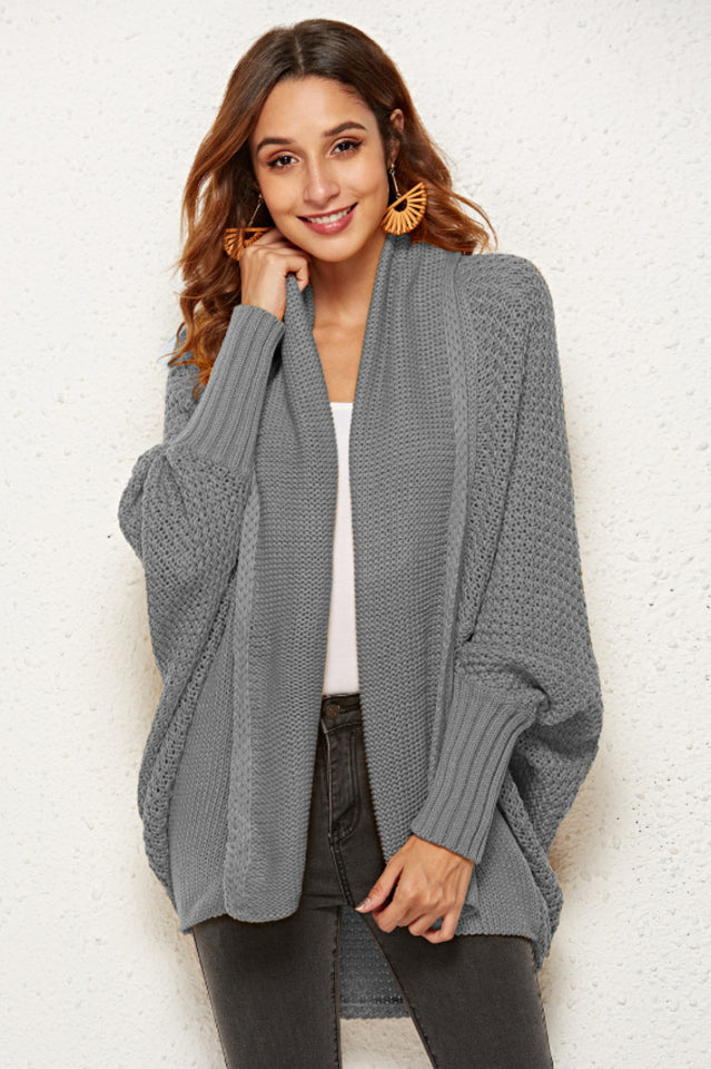 Open Front Batwing Sleeve Cardigan | Dress In Beauty