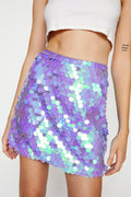 Oval Sequin Mini Skirt | Dress In Beauty