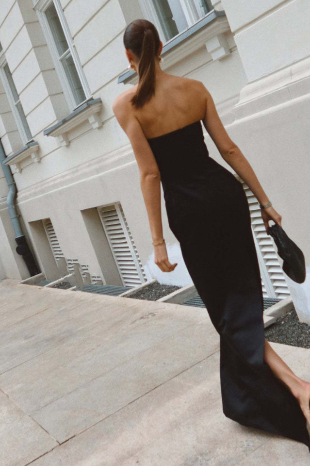 Tube Top Bows Gown | Dress In Beauty