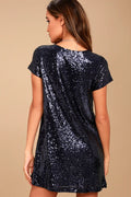 Light Up the Night Sequin Shift Dress | Dress In Beauty