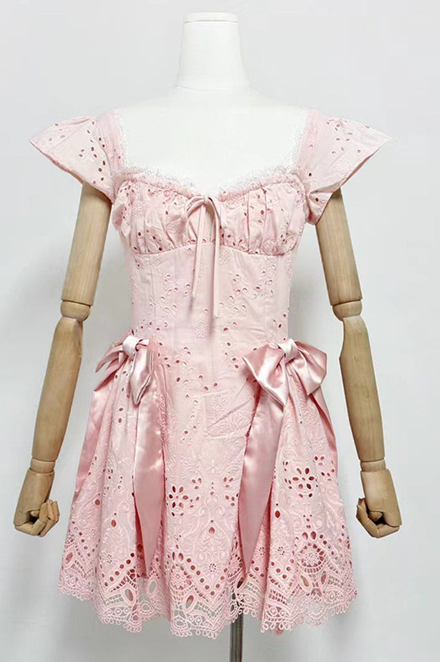 Giglio Broderie Anglais Mini Dress | Dress In Beauty