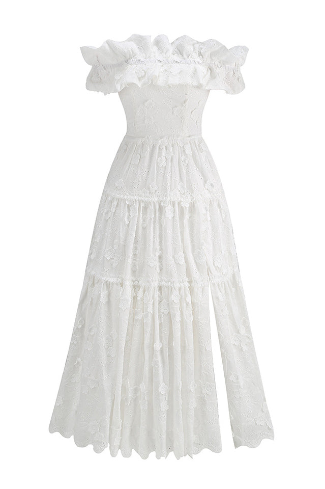 Piccola Off Shoulder Midi Dress | Dress In Beauty