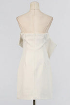 Aeronwen Flower Strapless Ruched Mini Dress - View 6 | WEUXS