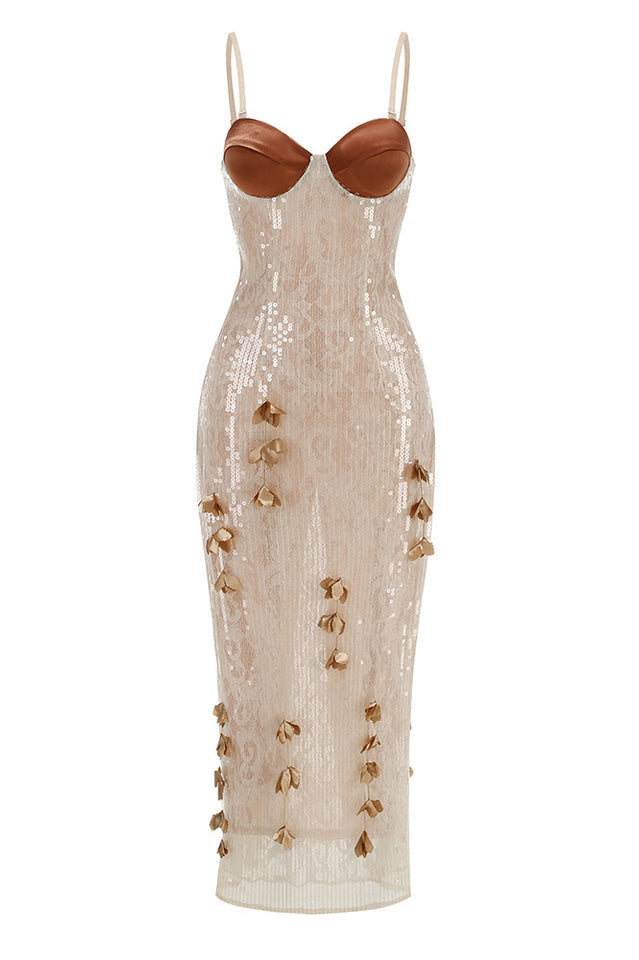 Fazrik Halterneck Midi Dress | Dress In Beauty