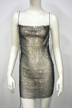Nancy Glitter Mini Dress - WEUXS