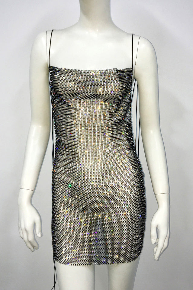 Nancy Glitter Mini Dress | Dress In Beauty