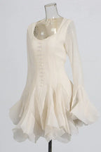 Asymmetric Hem Mini Dress - View 10 | WEUXS