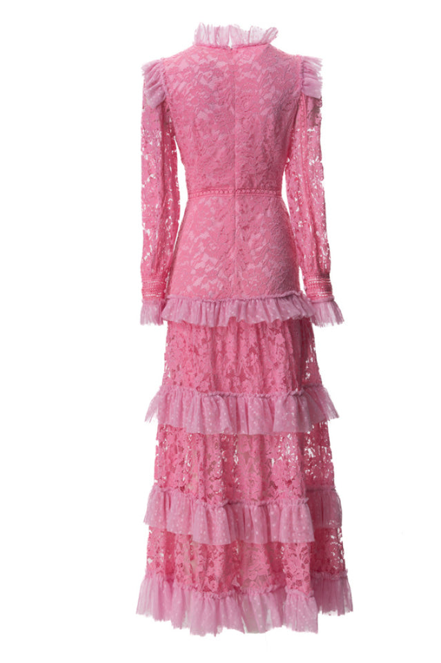 Textured Maxi Dress With Long Sleeves | Dress In Beauty