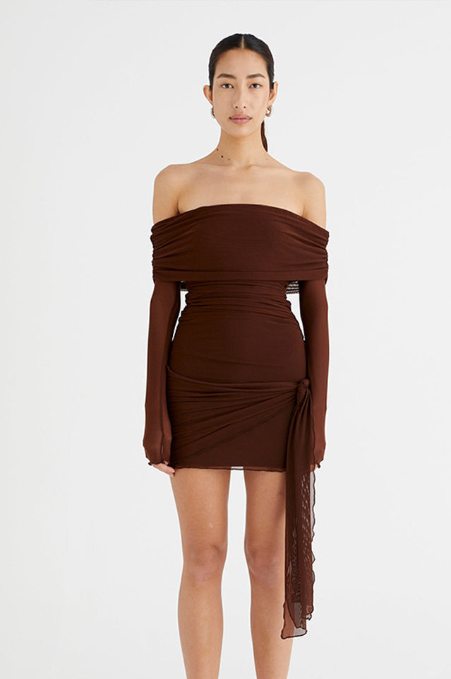 Yasmin Off Shoulder Mini Dress | Dress In Beauty