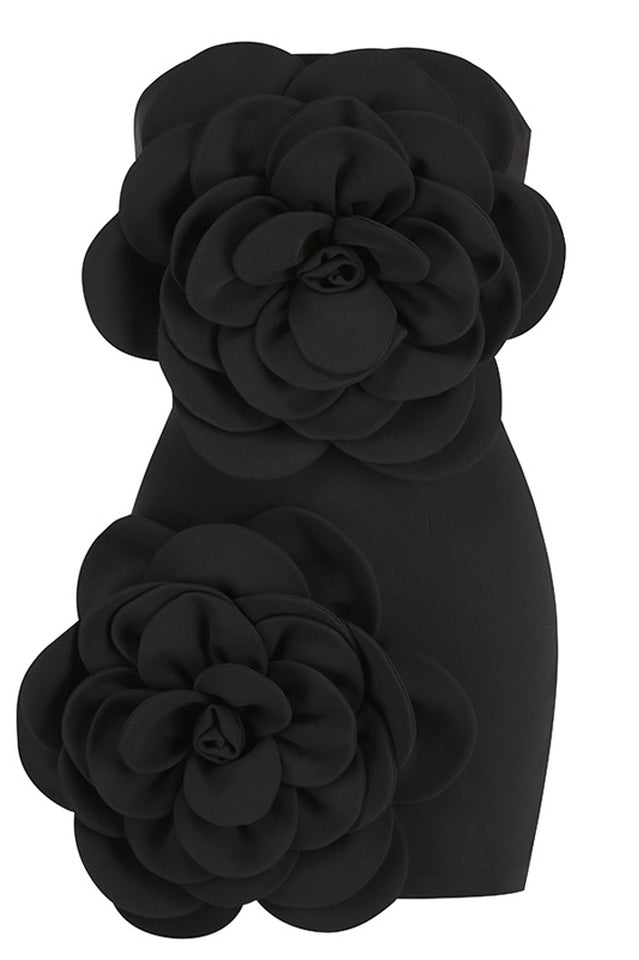 Sarrili 3D Floral Corset Mini Dress | Dress In Beauty