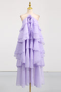 Sibley Halterneck Tiered Ruffle Maxi Dress | Dress In Beauty