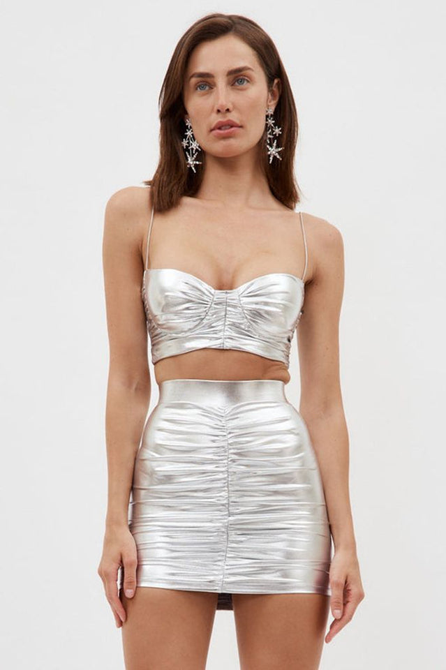 Bauer Ruched Bralette + Riley Skirt Set | Dress In Beauty