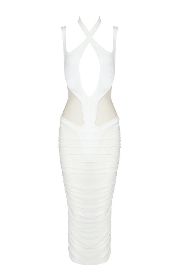 Cutout See Through Mesh Dress | Dress In Beauty