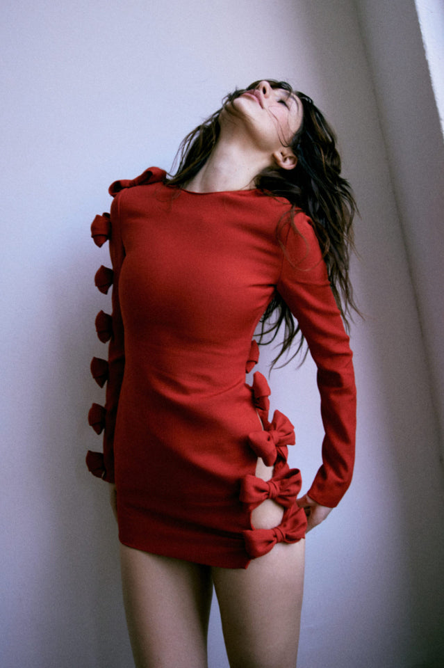 Adrien Hollow Out Bow Dress | Dress In Beauty