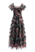 Nola Ruched Floral Maxi Dress | Dress In Beauty