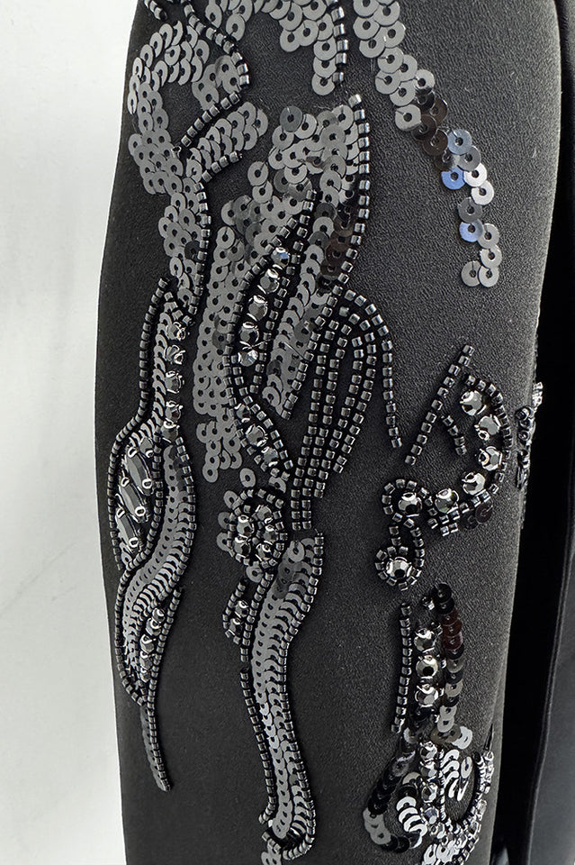 Kallie Sequin Embellished Blazer Mini Dress | Dress In Beauty