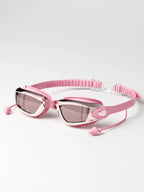 Adult anti-fog swimming goggles with adjustable strap and mirrored lenses - View 9 | WEUXS