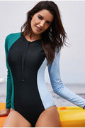 One Piece Rashguard Wetsuit Sun Protection - Dress In Beauty