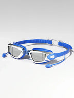 Adult anti-fog swimming goggles with adjustable strap and mirrored lenses - View 10 | WEUXS