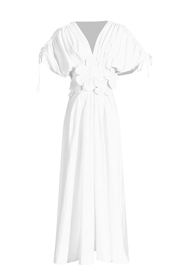 Floral Appliqué Midi Dress | Dress In Beauty