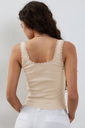 Lace Detailed Square Neck Top | Dress In Beauty