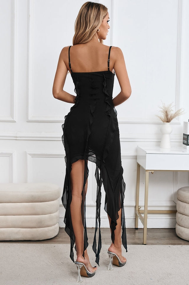 Chiffon Mermaid Midi Dress | Dress In Beauty