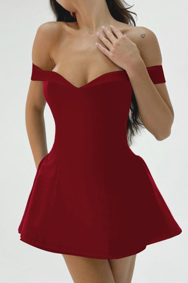 Ramona Contrast Corset Babydoll Mini Dress | Dress In Beauty