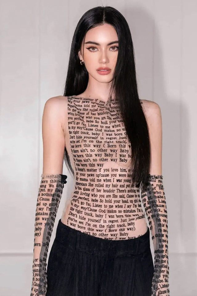 Born this Way Sleeveless Top | Dress In Beauty