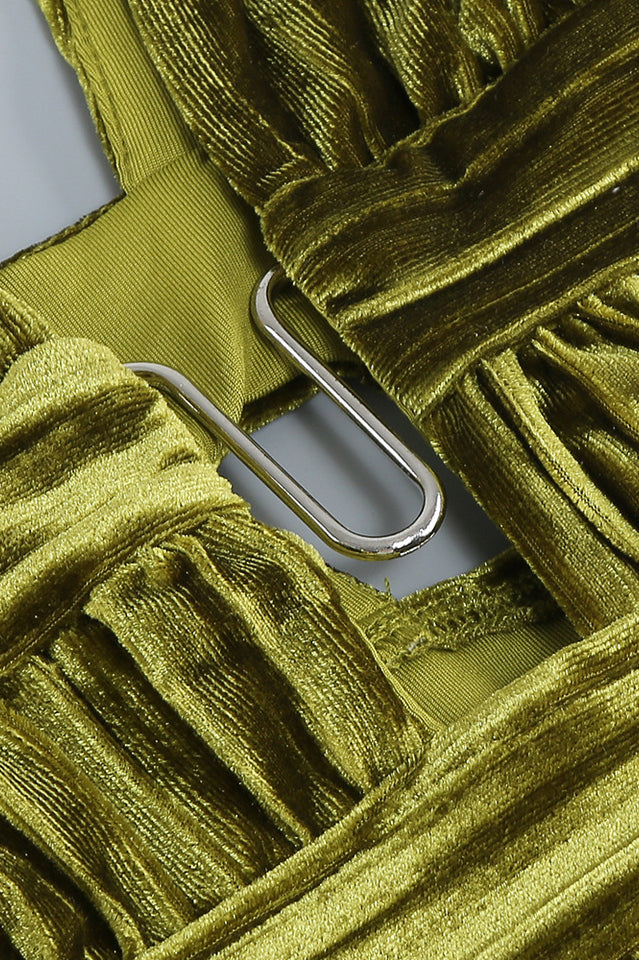 Thyme Velvet Slit Midi Dress | Dress In Beauty