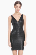 V-Neck Bandage Bodycon Dress | Dress In Beauty