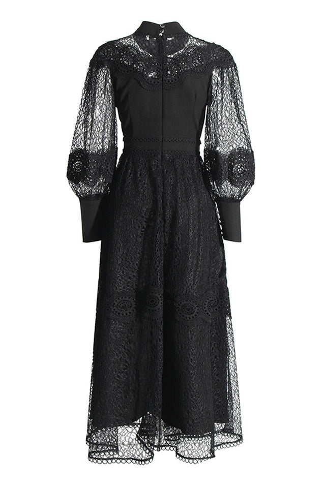 Charlotte Puff Sleeve Lace Maxi Dress | Dress In Beauty